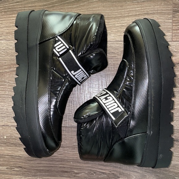 Juicy Couture Velcro closure Snow boots size 10 - Picture 4 of 6
